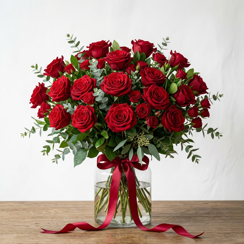 Love & Romance roses bouquet - Flowers El Ranchito